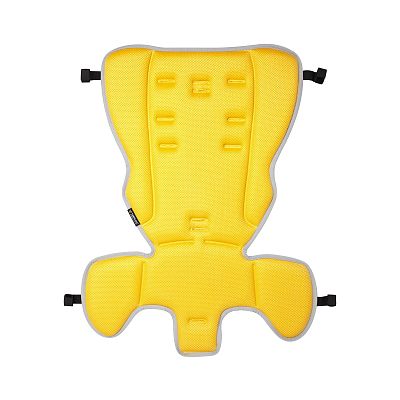 Превью  Велокресло детское TOPEAK BabySeat II Серый/Желтый на багажник 22 кг (с багажником на 29") (TCS2207)